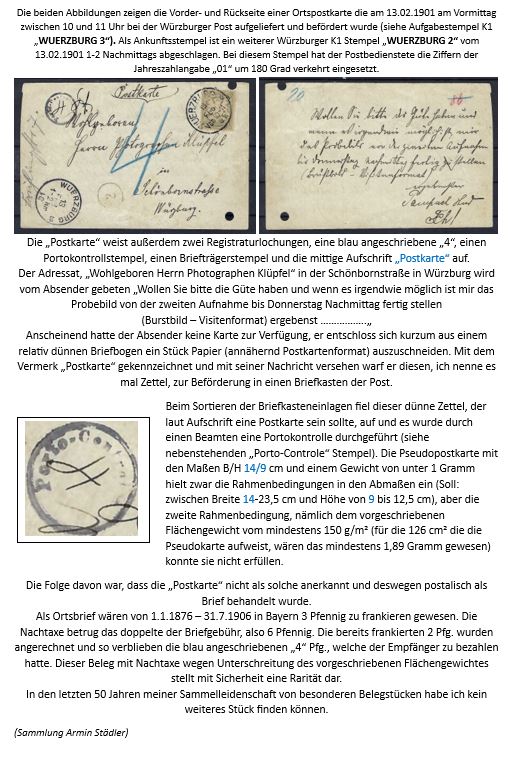Nachtaxe wg Unterschreitung des Flächengewichtes